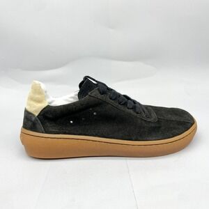 VIBAe Womens 11 Sydney Bio Suede Black Gum Barefoot Sneakers Minimalist Shoes